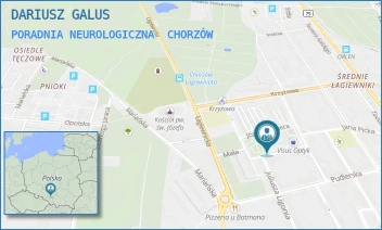 PORADNIA NEUROLOGICZNA - DARIUSZ GALUS - UL. ŚW.PAWŁA 11A,  CHORZÓW