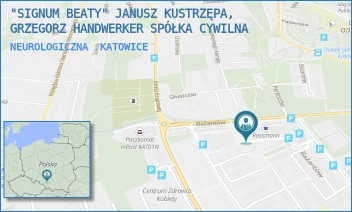 NEUROLOGICZNA - "SIGNUM BEATY" JANUSZ KUSTRZĘPA, GRZEGORZ HANDWERKER SPÓŁKA CYWILNA - UL. BAŻANTÓW 6C,  KATOWICE
