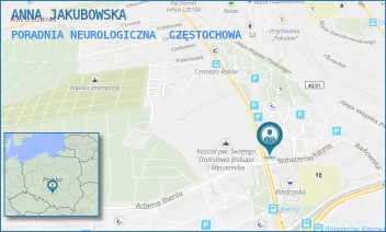 PORADNIA NEUROLOGICZNA - ANNA JAKUBOWSKA - UL. UL. BOHATERÓW KATYNIA 25A\4 [BRAK],  CZĘSTOCHOWA