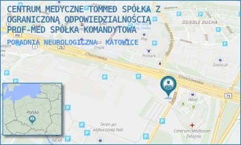 PORADNIA NEUROLOGICZNA - CENTRUM MEDYCZNE TOMMED SPÓŁKA Z OGRANICZONĄ ODPOWIEDZIALNOŚCIĄ PROF-MED SPÓŁKA KOMANDYTOWA - UL. ŻELAZNA 1,  KATOWICE