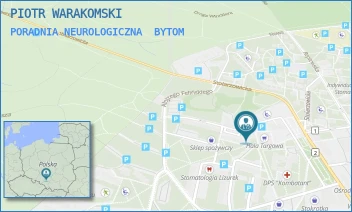 PORADNIA NEUROLOGICZNA - PIOTR WARAKOMSKI - UL. STOLARZOWICKA 39,  BYTOM