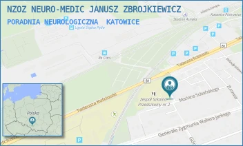PORADNIA NEUROLOGICZNA - NZOZ NEURO-MEDIC JANUSZ ZBROJKIEWICZ - ŻURAWIA 80,  KATOWICE