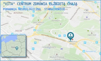 PORADNIA NEUROLOGICZNA - "VITA" CENTRUM ZDROWIA ELŻBIETA CHAJA - BORKOWSKIEGO 1,  STARACHOWICE