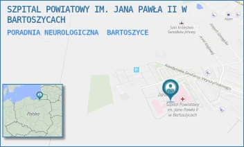 PORADNIA NEUROLOGICZNA - SZPITAL POWIATOWY IM. JANA PAWŁA II W BARTOSZYCACH - WYSZYŃSKIEGO 11,  BARTOSZYCE