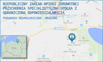 PORADNIA NEUROLOGICZNA - NIEPUBLICZNY ZAKŁAD OPIEKI ZDROWOTNEJ PRZYCHODNIA SPECJALISTYCZNA SPÓŁKA Z OGRANICZONĄ ODPOWIEDZIALNOŚCIĄ - KRÓLEWIECKA 58,  MRĄGOWO