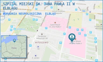 PORADNIA NEUROLOGICZNA - SZPITAL MIEJSKI ŚW. JANA PAWŁA II W ELBLĄGU - KOMEŃSKIEGO 35,  ELBLĄG