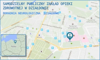 PORADNIA NEUROLOGICZNA - SAMODZIELNY PUBLICZNY ZAKŁAD OPIEKI ZDROWOTNEJ W DZIAŁDOWIE - LEŚNA 1,  DZIAŁDOWO