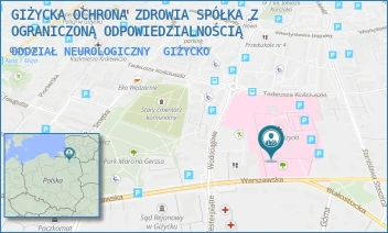 ODDZIAŁ NEUROLOGICZNY - GIŻYCKA OCHRONA ZDROWIA SPÓŁKA Z OGRANICZONĄ ODPOWIEDZIALNOŚCIĄ - WARSZAWSKA 41,  GIŻYCKO