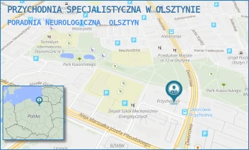 PORADNIA NEUROLOGICZNA - PRZYCHODNIA SPECJALISTYCZNA W OLSZTYNIE - DWORCOWA 28,  OLSZTYN