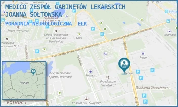 PORADNIA NEUROLOGICZNA - MEDICO ZESPÓŁ GABINETÓW LEKARSKICH JOANNA SOŁTOWSKA - GDAŃSKA 25,  EŁK