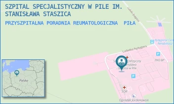 PRZYSZPITALNA PORADNIA REUMATOLOGICZNA - SZPITAL SPECJALISTYCZNY W PILE IM. STANISŁAWA STASZICA - RYDYGIERA 1,  PIŁA