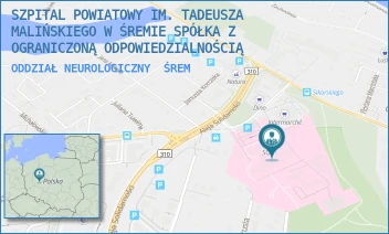 ODDZIAŁ NEUROLOGICZNY - SZPITAL POWIATOWY IM. TADEUSZA MALIŃSKIEGO W ŚREMIE SPÓŁKA Z OGRANICZONĄ ODPOWIEDZIALNOŚCIĄ - CHEŁMOŃSKIEGO 1,  ŚREM