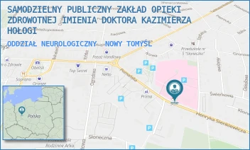 ODDZIAŁ NEUROLOGICZNY - SAMODZIELNY PUBLICZNY ZAKŁAD OPIEKI ZDROWOTNEJ IMIENIA DOKTORA KAZIMIERZA HOŁOGI - SIENKIEWICZA 3,  NOWY TOMYŚL