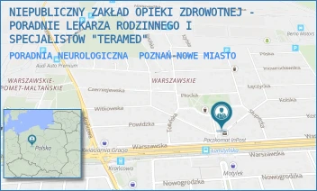PORADNIA NEUROLOGICZNA - NIEPUBLICZNY ZAKŁAD OPIEKI ZDROWOTNEJ - PORADNIE LEKARZA RODZINNEGO I SPECJALISTÓW "TERAMED" - KOSTRZYŃSKA 3 I 5,  POZNAŃ-NOWE MIASTO