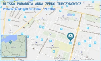 PORADNIA NEUROLOGICZNA - BLISKA PORADNIA ANNA ŻERKO-TURCZYNOWICZ - NORWIDA 8,  ZŁOTÓW