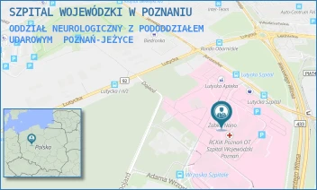 ODDZIAŁ NEUROLOGICZNY Z PODODDZIAŁEM UDAROWYM - SZPITAL WOJEWÓDZKI W POZNANIU - JURASZÓW 7-19,  POZNAŃ-JEŻYCE