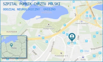 ODDZIAŁ NEUROLOGICZNY - SZPITAL POMNIK CHRZTU POLSKI - 3 MAJA 37/39,  GNIEZNO