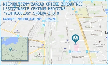 GABINET NEUROLOGICZNY - NIEPUBLICZNY ZAKŁAD OPIEKI ZDROWOTNEJ LESZCZYŃSKIE CENTRUM MEDYCZNE "VENTRICULUS" SPÓŁKA Z O.O. - SŁOWIAŃSKA 41,  LESZNO