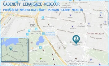 PORADNIA NEUROLOGICZNA - GABINETY LEKARSKIE MEDICOR - POWSTAŃCÓW WIELKOPOLSKICH 4,  POZNAŃ-STARE MIASTO