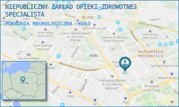 PORADNIA NEUROLOGICZNA - NIEPUBLICZNY ZAKŁAD OPIEKI ZDROWOTNEJ SPECJALISTA - BOLESŁAWA PRUSA 5,  KOŁO