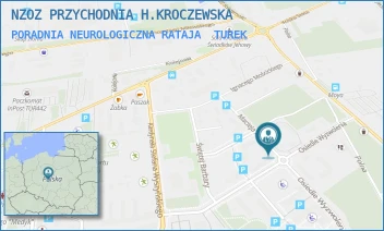 PORADNIA NEUROLOGICZNA RATAJA - NZOZ PRZYCHODNIA H.KROCZEWSKA - MACIEJA RATAJA 6,  TUREK