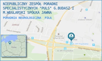 PORADNIA NEUROLOGICZNA - NIEPUBLICZNY ZESPÓŁ PORADNI SPECJALISTYCZNYCH "PULS" G.BUDASZ I M.WEGLARSKI SPÓŁKA JAWNA - WOJSKA POLSKIEGO 49B,  PIŁA