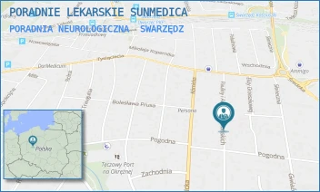PORADNIA NEUROLOGICZNA - PORADNIE LEKARSKIE SUNMEDICA - WILKOŃSKICH 16,  SWARZĘDZ