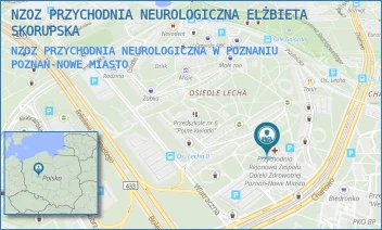 NZOZ PRZYCHODNIA NEUROLOGICZNA W POZNANIU - NZOZ PRZYCHODNIA NEUROLOGICZNA ELŻBIETA SKORUPSKA - OSIEDLE LECHA 120,  POZNAŃ-NOWE MIASTO