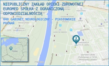 048 GABINET NEUROLOGICZNY - PIASTOWSKIE - NIEPUBLICZNY ZAKŁAD OPIEKI ZDROWOTNEJ EUROMED SPÓŁKA Z OGRANICZONĄ ODPOWIEDZIALNOŚCIĄ - OS. PIASTOWSKIE 58,  POZNAŃ