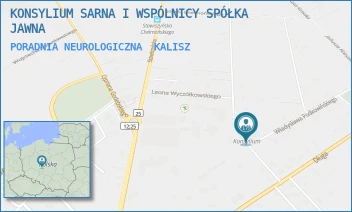 PORADNIA NEUROLOGICZNA - KONSYLIUM SARNA I WSPÓLNICY SPÓŁKA JAWNA - WŁADYSŁAWA PODKOWIŃSKIEGO 2,  KALISZ