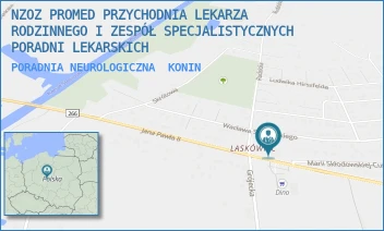 PORADNIA NEUROLOGICZNA - NZOZ PROMED PRZYCHODNIA LEKARZA RODZINNEGO I ZESPÓŁ SPECJALISTYCZNYCH PORADNI LEKARSKICH - JANA PAWŁA II 65A,  KONIN