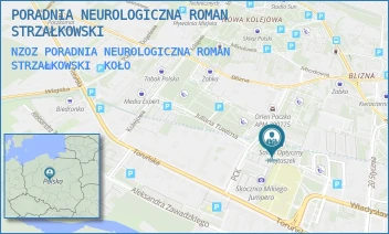 NZOZ PORADNIA NEUROLOGICZNA ROMAN STRZAŁKOWSKI - PORADNIA NEUROLOGICZNA ROMAN STRZAŁKOWSKI - PCK 8/131,  KOŁO