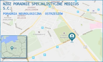 PORADNIA NEUROLOGICZNA - NZOZ PORADNIE SPECJALISTYCZNE MEDICUS S.C. - AL. WOLNOŚCI 1 A,  OSTRZESZÓW
