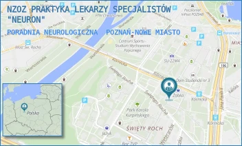 PORADNIA NEUROLOGICZNA - NZOZ PRAKTYKA LEKARZY SPECJALISTÓW "NEURON" - KÓRNICKA 24/6,  POZNAŃ-NOWE MIASTO