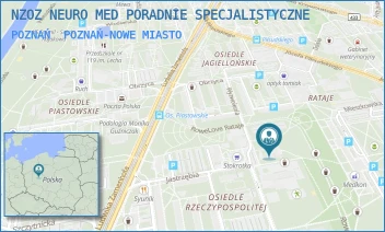 POZNAŃ - NZOZ NEURO MED PORADNIE SPECJALISTYCZNE - OS.RZECZYPOSPOLITEJ 6,  POZNAŃ-NOWE MIASTO