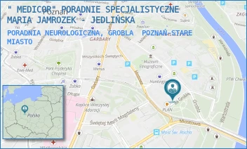 PORADNIA NEUROLOGICZNA, GROBLA - " MEDICOR" PORADNIE SPECJALISTYCZNE MARIA JAMROZEK - JEDLIŃSKA - ZA GROBLĄ 3/4/U102,  POZNAŃ-STARE MIASTO