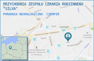 PORADNIA NEUROLOGICZNA - PRZYCHODNIA ZESPOŁU LEKARZA RODZINNEGO "SILVA" - POWSTAŃCÓW WIELKOPOLSKICH 2,  CZEMPIŃ