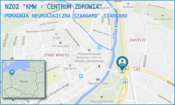 PORADNIA NEUROLOGICZNA STARGARD - NZOZ "KMW - CENTRUM ZDROWIA" - I BRYGADY 18,  STARGARD