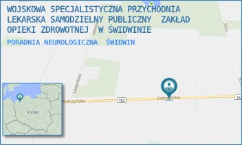 PORADNIA NEUROLOGICZNA - WOJSKOWA SPECJALISTYCZNA PRZYCHODNIA LEKARSKA SAMODZIELNY PUBLICZNY  ZAKŁAD OPIEKI ZDROWOTNEJ  W ŚWIDWINIE - GAGARINA 71,  ŚWIDWIN