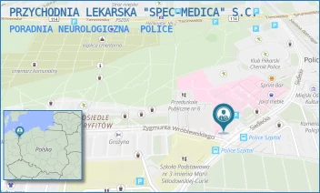 PORADNIA NEUROLOGICZNA - PRZYCHODNIA LEKARSKA "SPEC-MEDICA" S.C. - SIEDLECKA 2A,  POLICE
