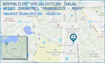 PORADNIA NEUROLOGICZNA - NIEPUBLICZNY SPECJALISTYCZNY ZAKŁAD OPIEKI ZDROWOTNEJ "PRAWOBRZEŻE - MEDYK" - NAPIERSKIEGO 6C,  SZCZECIN