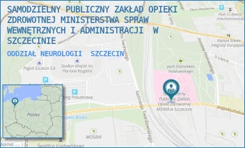 ODDZIAŁ NEUROLOGII - SAMODZIELNY PUBLICZNY ZAKŁAD OPIEKI ZDROWOTNEJ MINISTERSTWA SPRAW WEWNĘTRZNYCH I ADMINISTRACJI  W SZCZECINIE - JAGIELLOŃSKA 44,  SZCZECIN