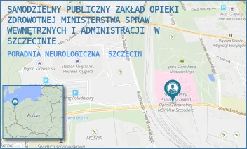 PORADNIA NEUROLOGICZNA - SAMODZIELNY PUBLICZNY ZAKŁAD OPIEKI ZDROWOTNEJ MINISTERSTWA SPRAW WEWNĘTRZNYCH I ADMINISTRACJI  W SZCZECINIE - JAGIELLOŃSKA 44,  SZCZECIN