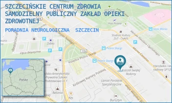 PORADNIA NEUROLOGICZNA - SZCZECIŃSKIE CENTRUM ZDROWIA SAMODZIELNY PUBLICZNY ZAKŁAD OPIEKI ZDROWOTNEJ - WOJSKA POLSKIEGO 97,  SZCZECIN