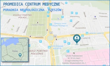 PORADNIA NEUROLOGICZNA - PROMEDICA CENTRUM MEDYCZNE - UL. ZENITOWA 5,  RZESZÓW
